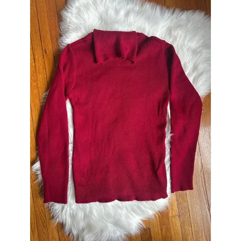 Made in Italy Acrylic Turtleneck Sweater - Size S
